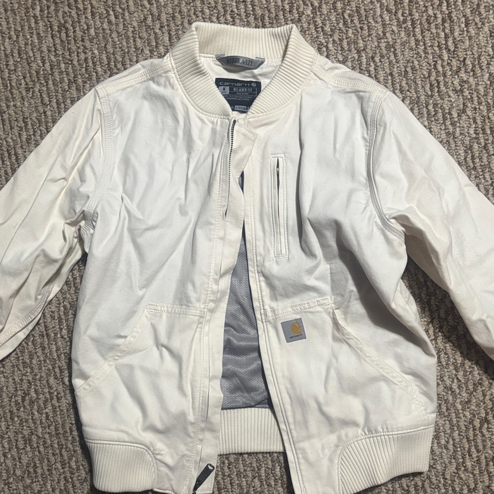 Carhartt Rugged Flex Jacket - Cream and Gray